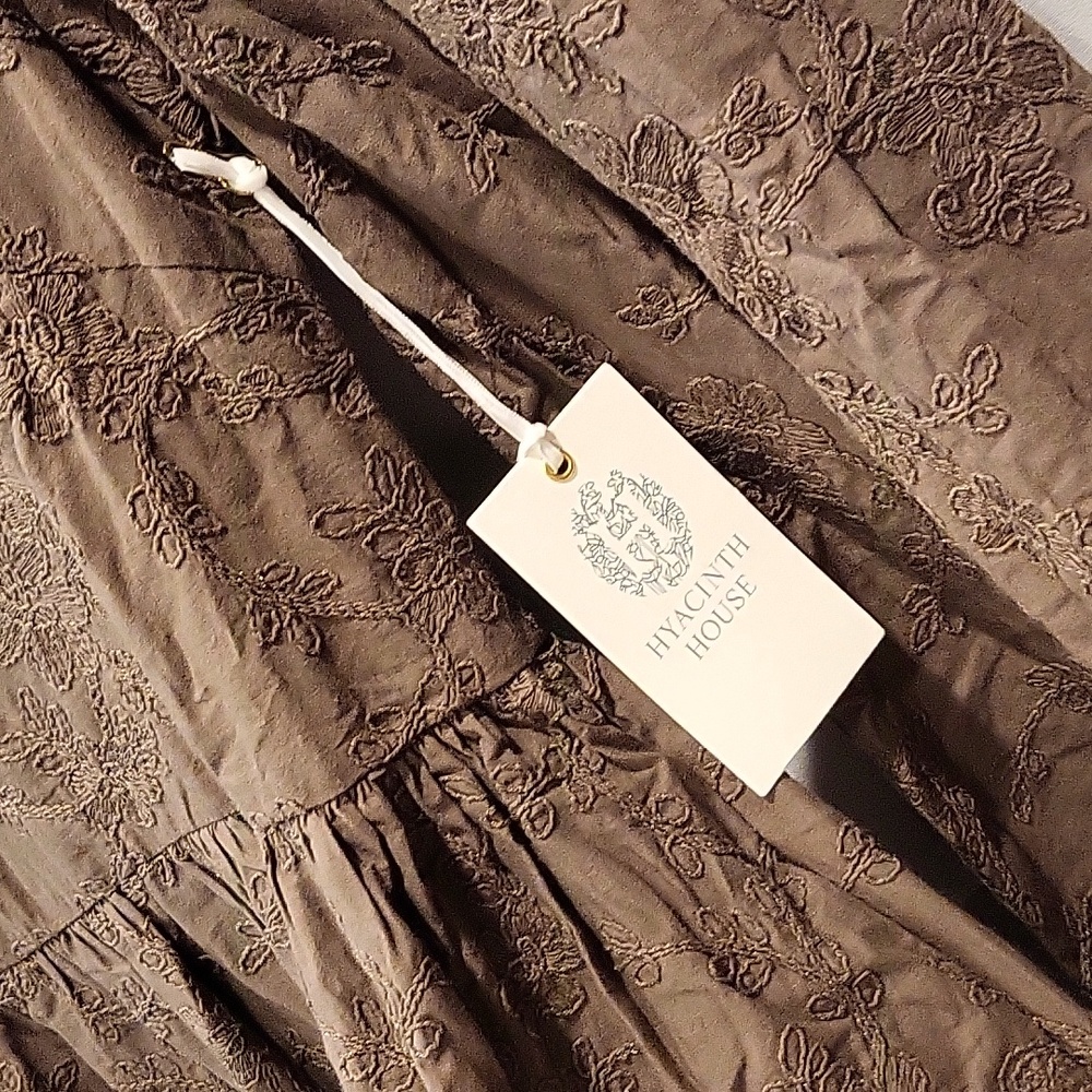 Hyacinth House Textured Becca Mini Dress In Brown Numerous Sizes - Picture 5 of 8